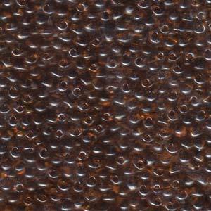 Goutte Miyuki 3.4mm Topaze Foncé Transparente 25g
