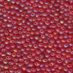 Goutte Miyuki 3.4mm Rouge Mat Orange AB 25g