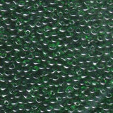 Goutte Miyuki 3.4mm Vert Transparent 25g