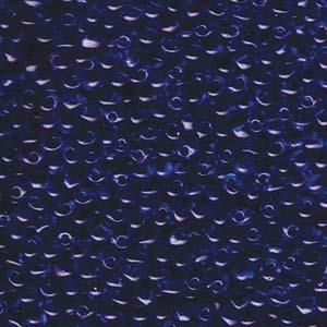 Goutte Miyuki 3.4mm Transparent Capri Bleu 25g