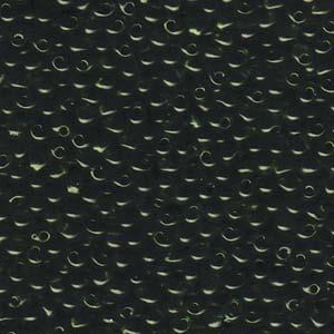 Goutte Miyuki 3.4mm Olive Transparente 25g