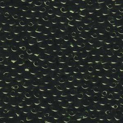 3.4mm Miyuki Drop Transparent Olive 25g