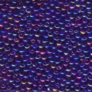 Goutte Miyuki 3.4mm Bleu Cobalt Transparent AB 25g