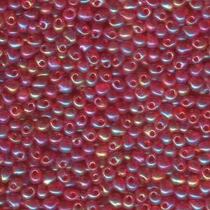 Goutte Miyuki 3.4mm Rouge Transparent AB 25g
