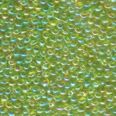 3.4mm Miyuki Drop Transparent Chartreuse AB 25g