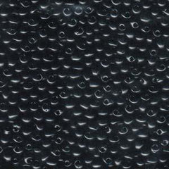 3.4mm Miyuki Drop Opaque Black 25g