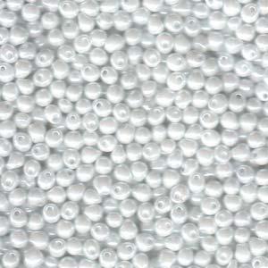 Perle Goutte Miyuki 3.4mm Blanc 25g