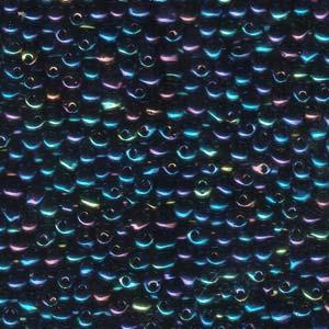 Goutte Miyuki 3.4mm Métallique Bleu Foncé Iris 25g