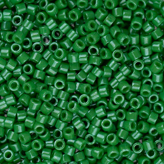 11/0 Delica Bead #0655 Opaque Kelly Green 5.2g