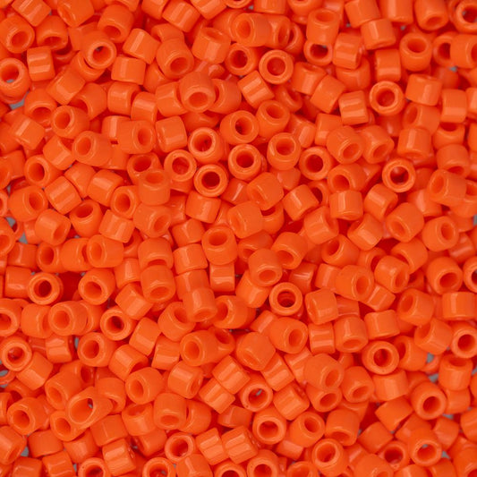 11/0 Delica Bead #0722 Opaque Orange 5.2g