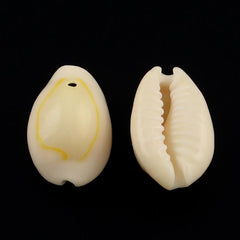 Drilled Cowrie Shells 10/pk