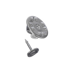 Silver Pin Backs With Clutch 6/pk