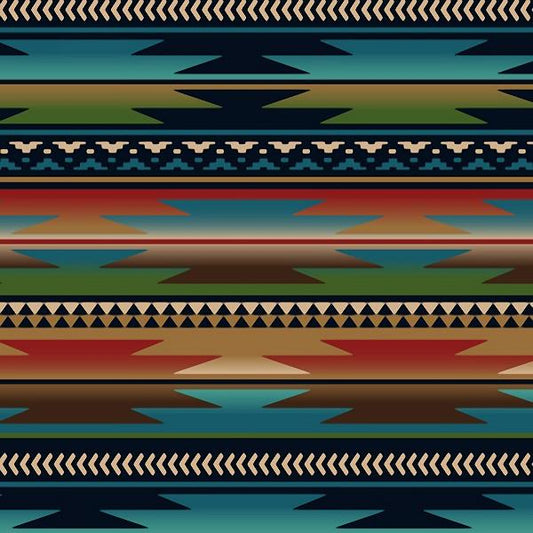 Sunset Blue 100% polaire - Prix par mètre