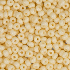 10/0 Czech Seed Beads Opaque Bone 500g