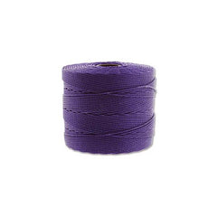 S-Lon Fine Bead Cord .4mm Purple 118yd Spool