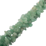 Aventurine Green (Natural) Bead Chips 33" Strand