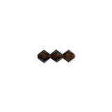 4mm Smoke Topaz Preciosa Bicone Each