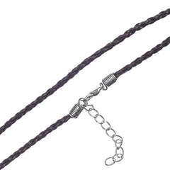 Necklace Braided Cord 17" Brown 1/pk