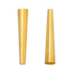 1 1/4" Gold Aluminum Cones 100/pk