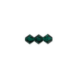 4mm Emerald Preciosa Bicone Each