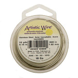 Fil artistique en acier inoxydable 18 g 10 m