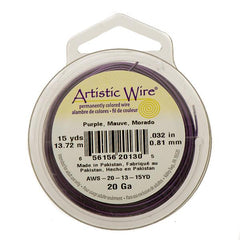 20g Artistic Wire Purple 15yd