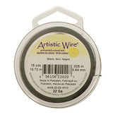 Fil Artistique 22g Noir 15yd