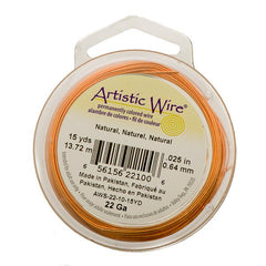 22g Artistic Wire Natural Copper 15yd