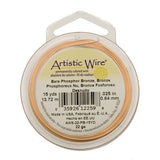 22g Artistique Fil Nu Phosphore Bronze 15yd
