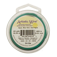 24g Artistic Wire Aqua 20yd