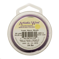 24g Artistic Wire Purple 20yd