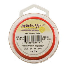 24g Artistic Wire Red 20yd
