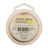 Fil Artistique Cuivre Nu 24g 20yd