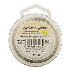 24g Artistic Wire Stainless Steel 20yd