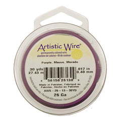 26g Artistic Wire Purple 30yd