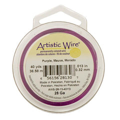 28g Artistic Wire Purple 40yd