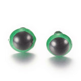 Yeux de Sécurité 12mm Vert 20/pk