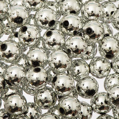 8mm Craft Pearls Metallic Silver 500/pk