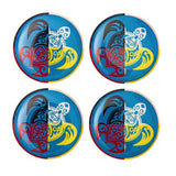 Cabochons ronds en époxy tortue 1" 10/pqt