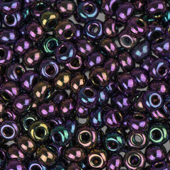 8/0 Czech Seed Beads #1610V Opaque Purple Iris 22g