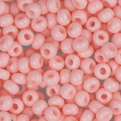 8/0 Czech Seed Beads #1706V Solgel Chalk Pink 22g