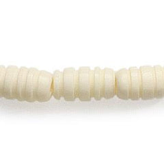 12x7mm Ivory Carved Beehive Bone Beads 10/pk