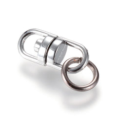 Link Swivel with Jump Ring Nickel 5/pk
