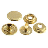 15mm Gold Snaps (Ligne 24) 10 Sets/pk