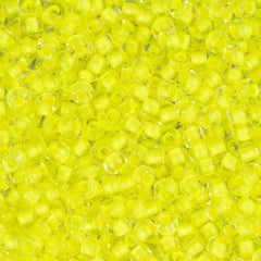 11/0 Czech Seed Beads #01500 C/L Neon Yellow 23g