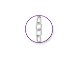 Chain Curb 2.5mm Links Silver 1.2m