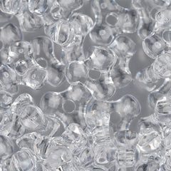 11mm Plastic Tri-Beads 900/pk - Crystal