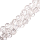 Perles de qualité AA en cristal de quartz de 10 mm (naturel) brin de 15 à 16 po