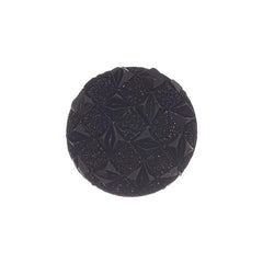 12mm Round Black Cluster Resin Cabochons 10/pk