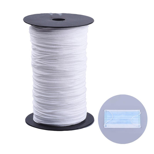 *Elastic Cord 2mm White - Price Per Yard
